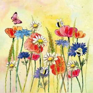 Animal Friends Wild Flowers - AF005