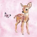 Animal Friends Deer (pink) - AF012