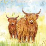 Animal Friends Scottish Highlanders - AF022