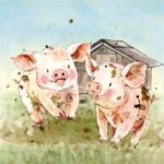 Animal Friends Pigs - AF031