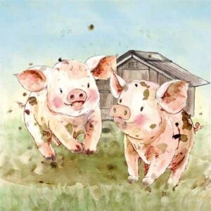 Animal Friends Pigs - AF031