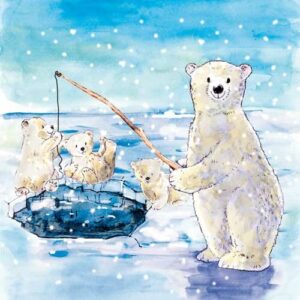 Animal Friends Polar Bears - AF032