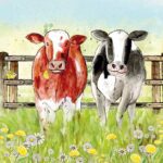 Animal Friends Cows - AF033