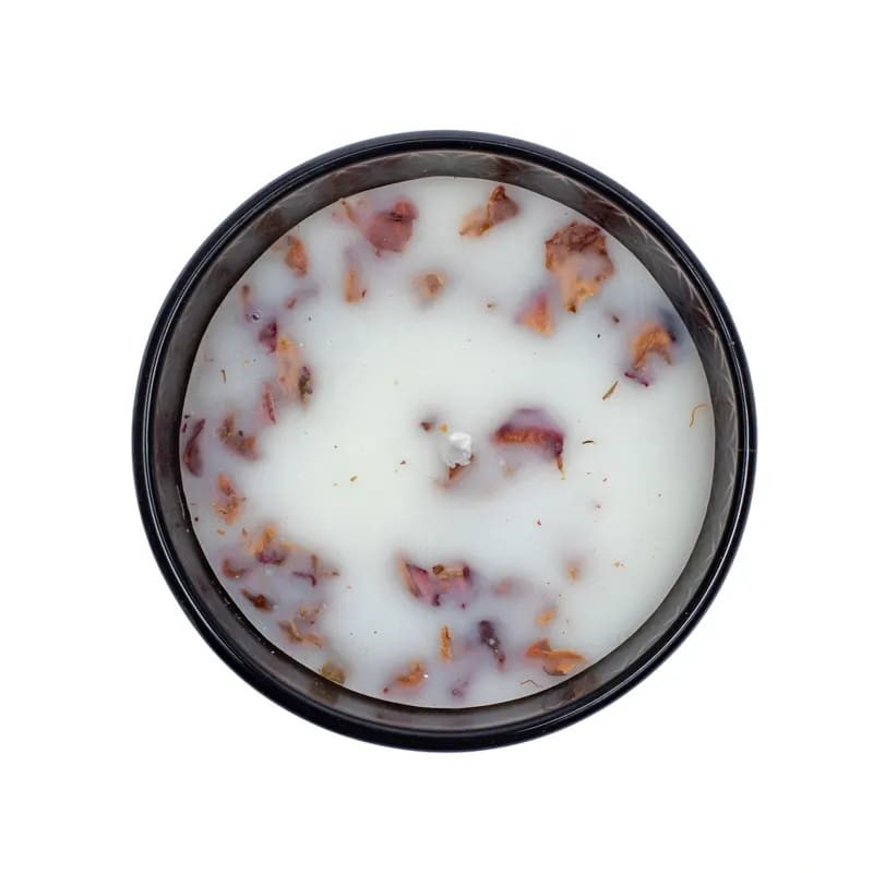 Organic Goodness geurkaars Roos & Geranium - Afbeelding 3