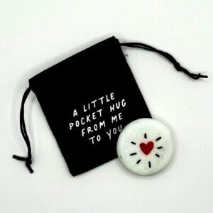 Knuffelsteentje met hartje