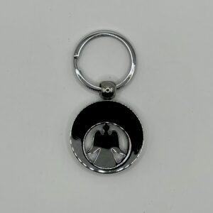 Sleutelhanger engel winkelwagenmuntje