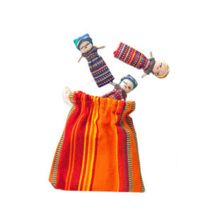 Zorgenpoppetjes in buideltje