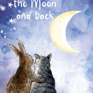 GL017 I love you to the moon and back