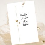 BS Dank je wel voor al je liefde!