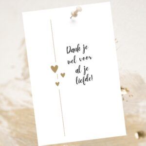 BS Dank je wel voor al je liefde!