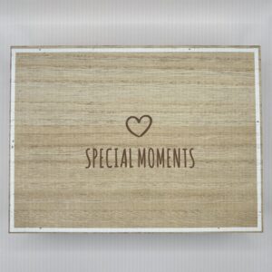 Houten doosje "Speciale Momenten"