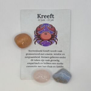 Edelsteen set sterrenbeeld Kreeft