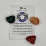 Edelsteen set sterrenbeeld Ram