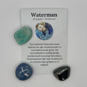 Edelsteen set sterrenbeeld Waterman